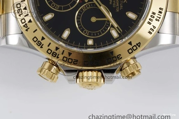 MiroTime 0502 Daytona 116503 Clean 1:1 Best Edition Black Dial on SS YG Bracelet SA4130 V SmartChoice 2084